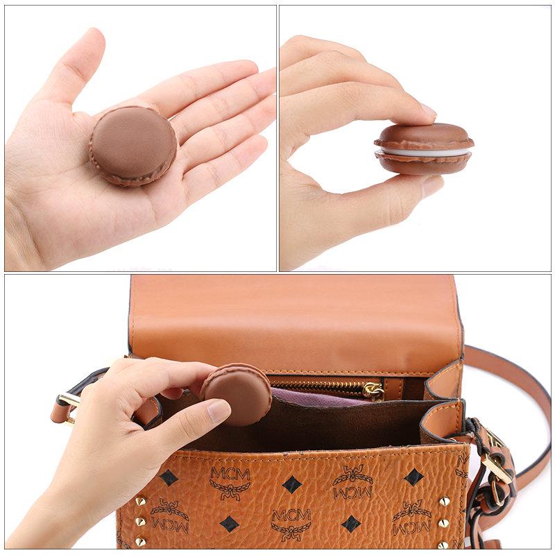 3 Stück/Los Süßigkeitenfarbe Macarons Aufbewahrungsbox tragbar Mini-Geschenkverpackungsbox schöne Schmuckverpackungsbox Hülle für Kleine Gegenstände