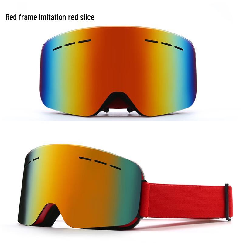 UOSU Adult Cylindrical Double-Layer Ski Goggles