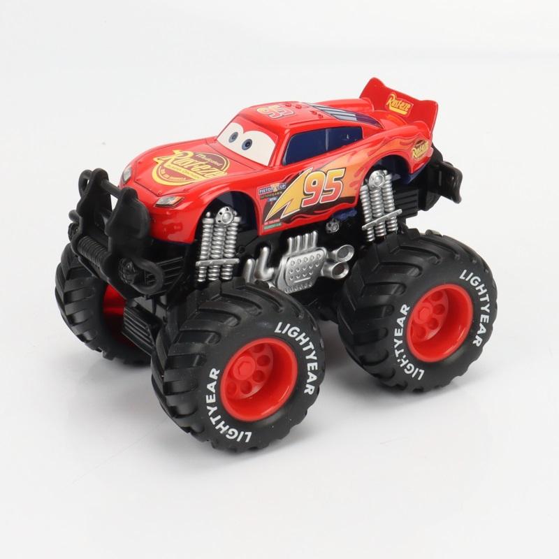 Cars Disney Pixar Cars Lightning McQueen Rhapsody Matador Bulldozer Truck Mater Harvester 1:55 Diecast Metal Car Model Toy