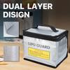 Tear Resistant Fireproof Pouch with Charging Access Port Secure Storage Solution for Lithium Batteries Home Office