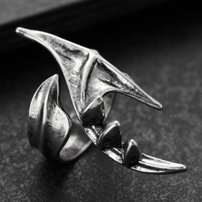 Vintage Punk Style Irregular Geometric Open Ring, Women s Personalized Trendy Holiday Party Accessories resizable