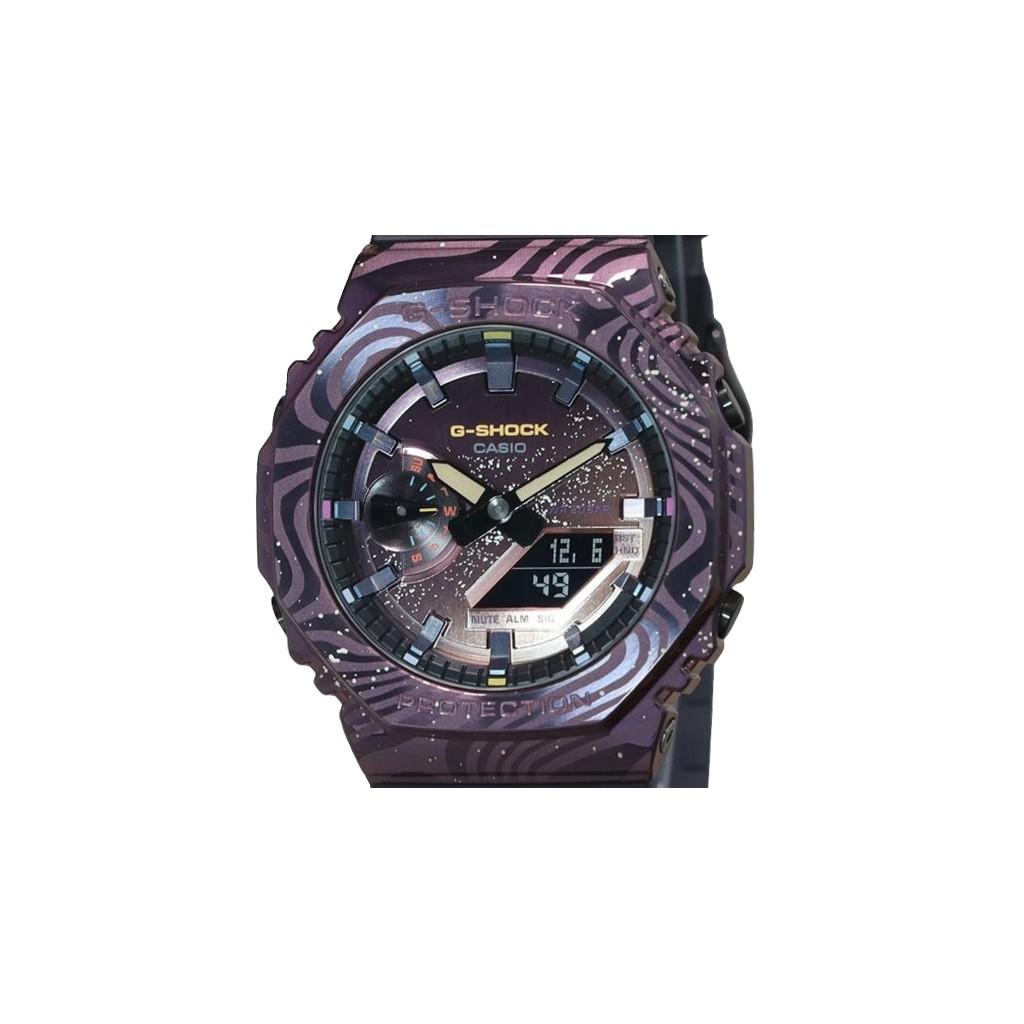 Marmi×G-SHOCK Watch Compre Casio G-Shock Edição Limitada Galáxia Via Láctea Mostrador