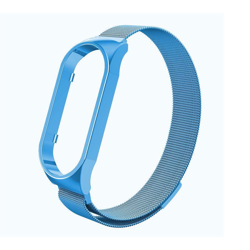Xiaomi Mi Band 7 Mailänder Magnetmetallarmband & Edelstahl-Schutzhülle