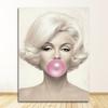 Prints Wall Pictures For Living Room Decor Sexy Woman Girl Bubble Retro Art Canvas Painting Nordic Posters And