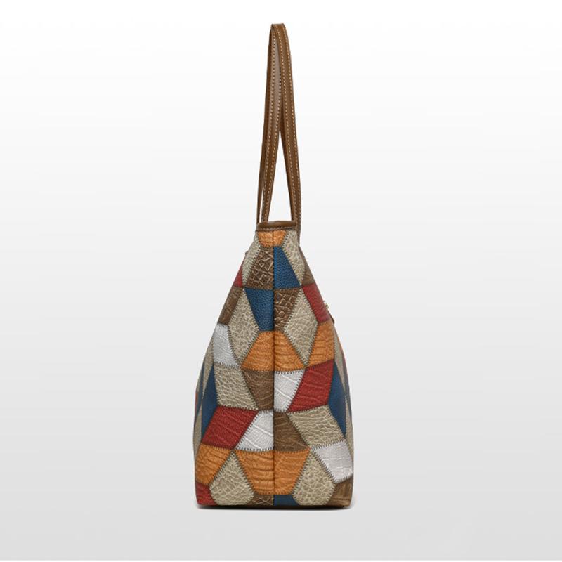 Design Vintage Pattern Handbag High-grade Material Shoulder Bag New Classic Commuter Large Capacity Shopping Totes for Women MIT