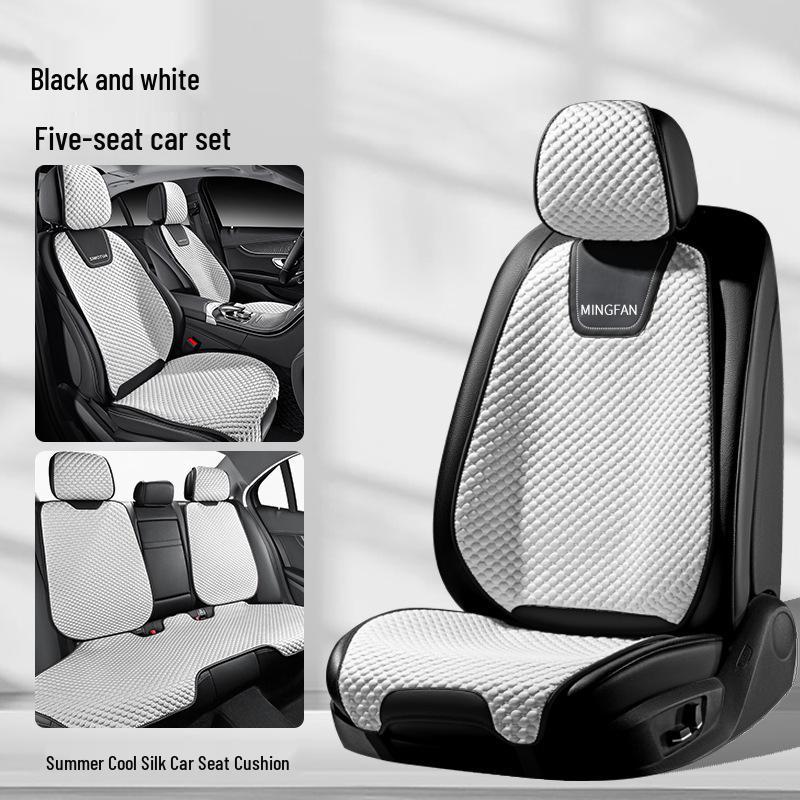 Universal Four Seasons Car Seat Cushion - Breathable, Small Waist Design for Summer and Winter Comfort