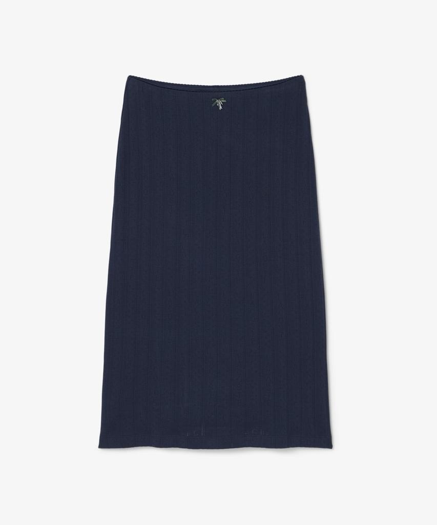 Lacoste Women'S Pointel Mid-Length Skirt Jf9831-56G 166