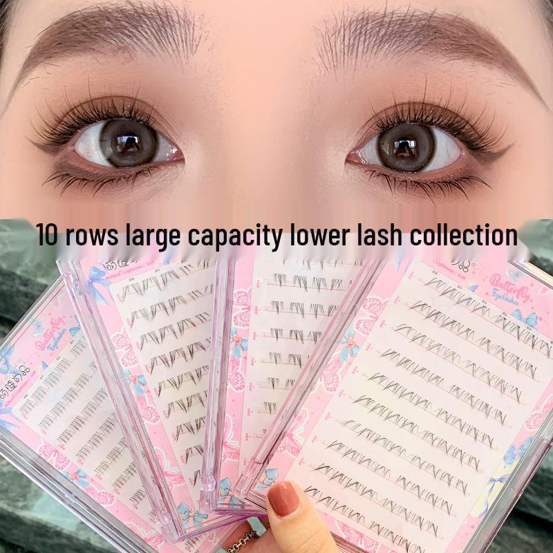 

Mengjie Cat Ear Clear Band Segmented False Eyelashes for Beginners