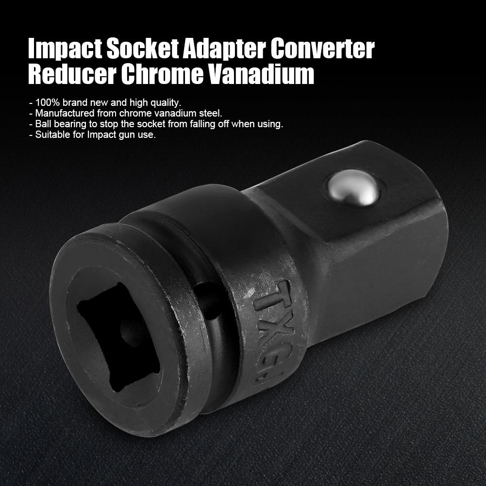 1/2 To 3/4 Inch Chrome Vanadium Steel Impact Socket Wrench Adapter Converter Reducer