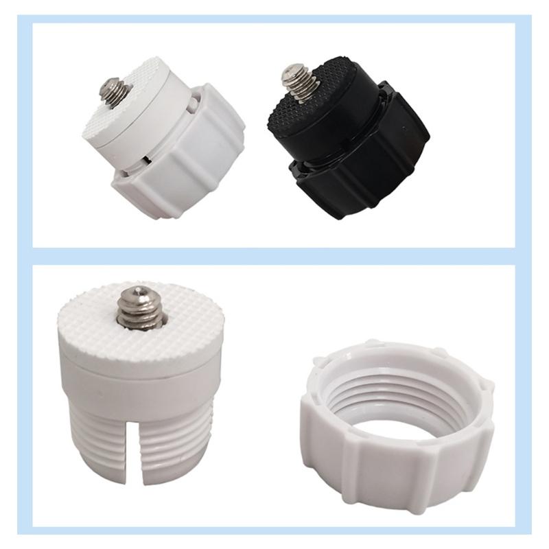 1/4" Screw Thread to 17mm Ball Head Brackets Connector Adapter Universal for Tripod Monitor, Tablet, Phone