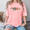 Summer Round Neck Creative Cat Printed Top Fashionable Casual Pure Cotton Short Sleeved Women's T-shirts