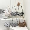 Small Fresh Underarm Bag Women's New Fashion Niche Printed Shoulder Bag Versatile Handbag