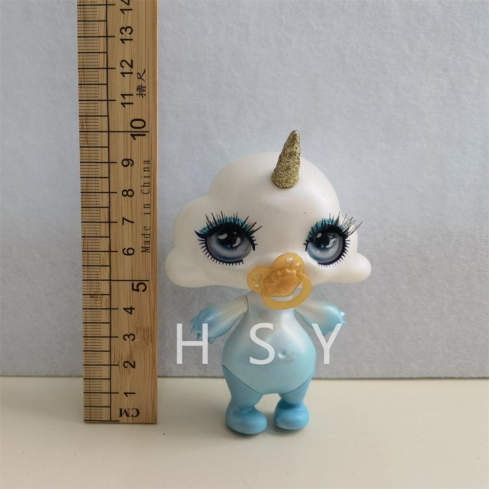 Original 11Cm-13Cm Rainbow Unicorn Doll Little Monster Mud Doll Children'S Game House Toy Set Gift