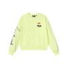 New X Pepe Shimada Sweatshirt Women's Fluorescent Lime Green F11W133299F-YE