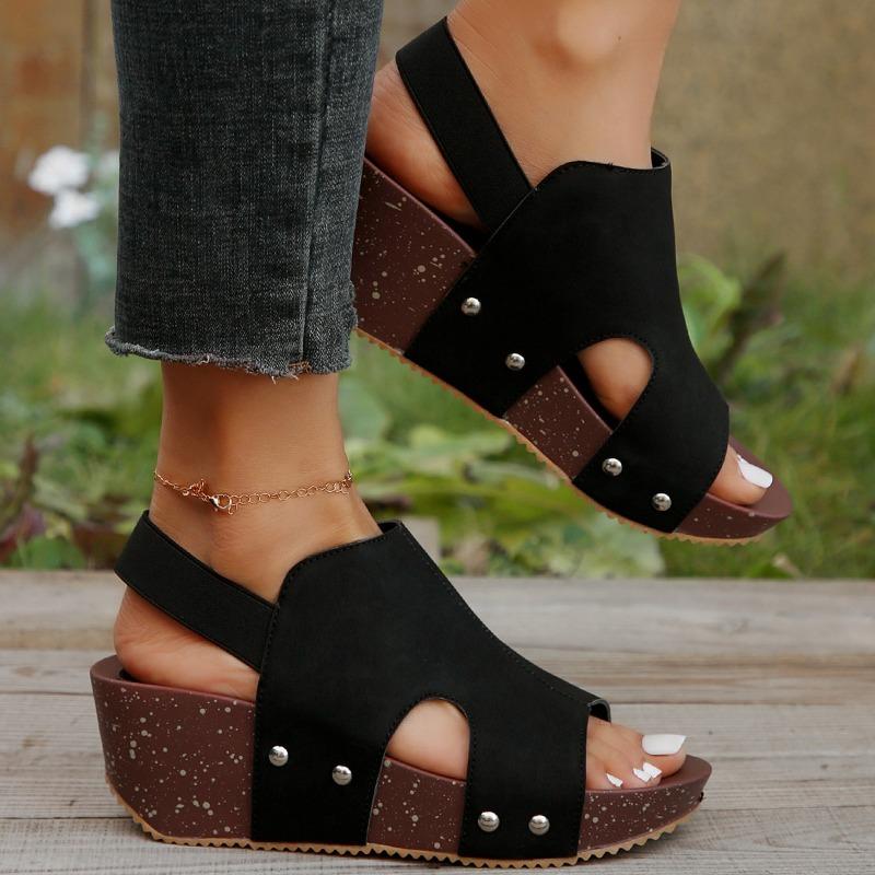 Summer Large Size 43 Platform Wedge Sandals Women's Fashion Hot Style After Trip Cool