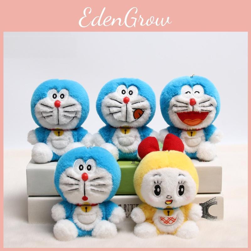 Plush Keychain Doraemon Bag Charm Super Soft Pp Cotton Stuffed Toy Gift For Anime Fans Kids