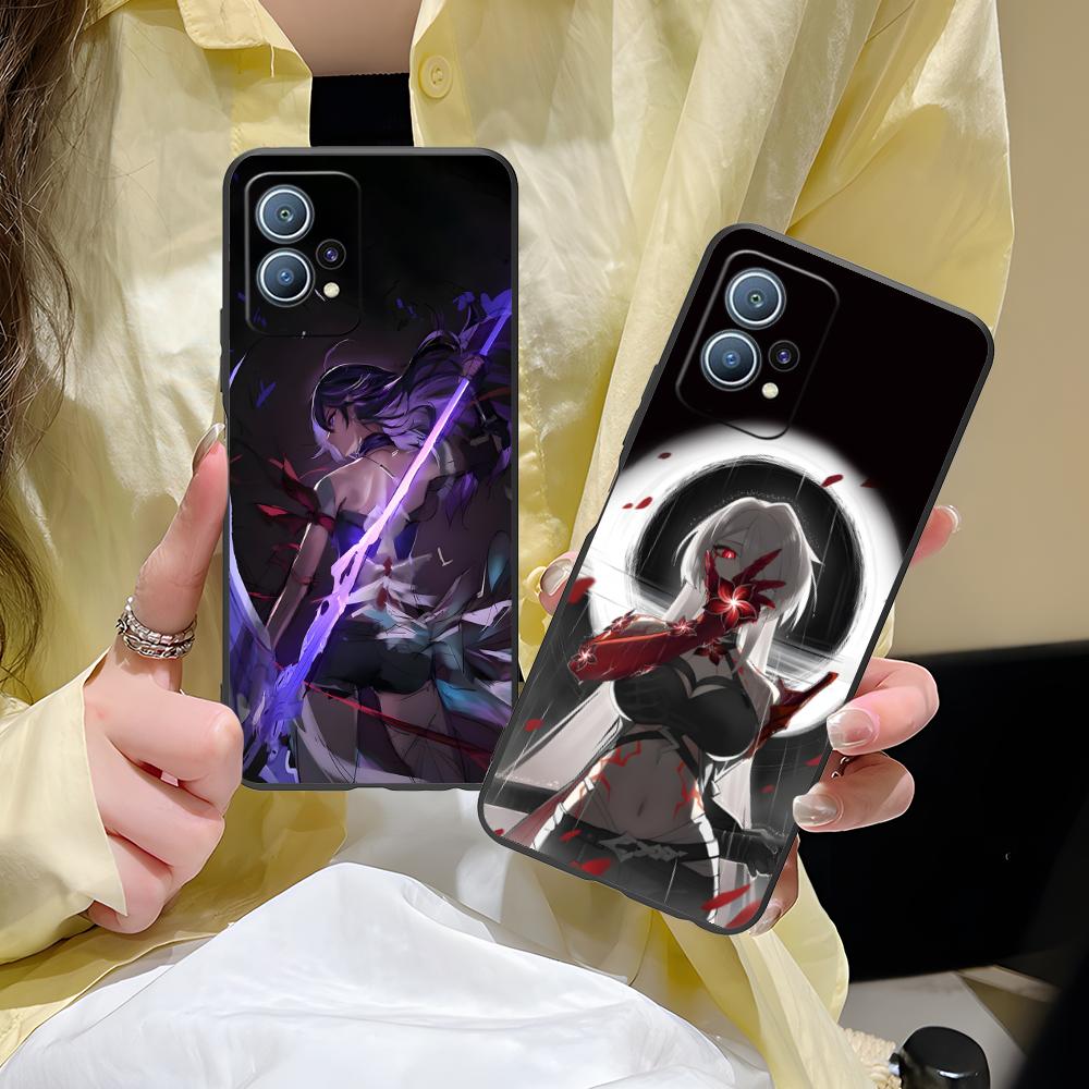 HSR Acheron Matte TPU Mobile Phone Case for Huawei P60 P50 P40 P30 P20 P10 P9 P8 Pro Lite Plus Colorful Printing Cover