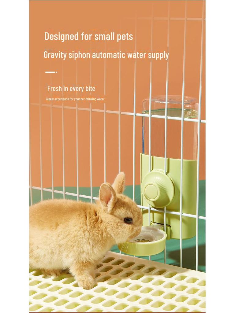 Pet Supplies: Leak-Proof and Bite-Resistant Round Head Water Bottle for Hamsters, Rabbits, and Chinchillas