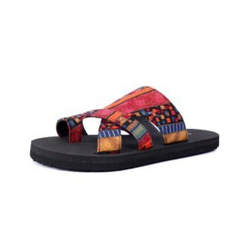 New Shoe Cover Toe One-foot Light and Comfortable Flat Fish-mouth Beach Cool Slippers Women's Shoes