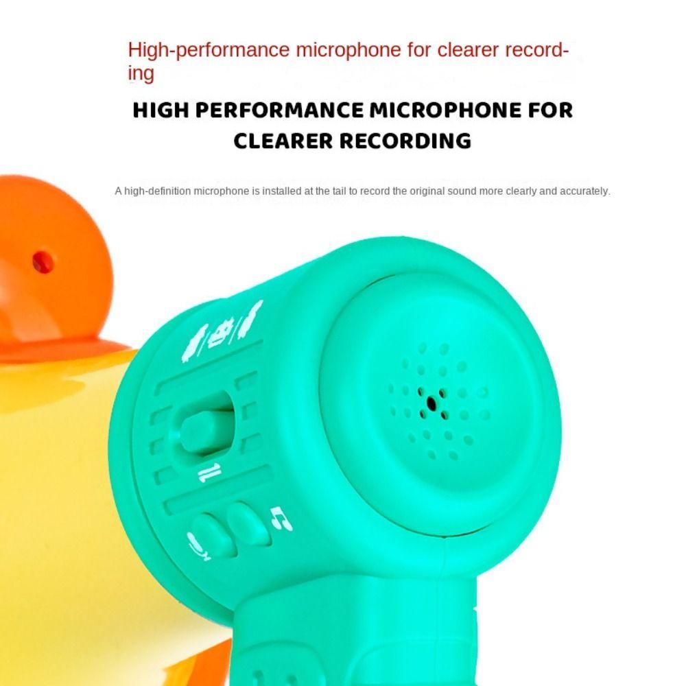 Horn Megaphone Recording Toy Electronic Sound Amplifier Recorder Kids Gift