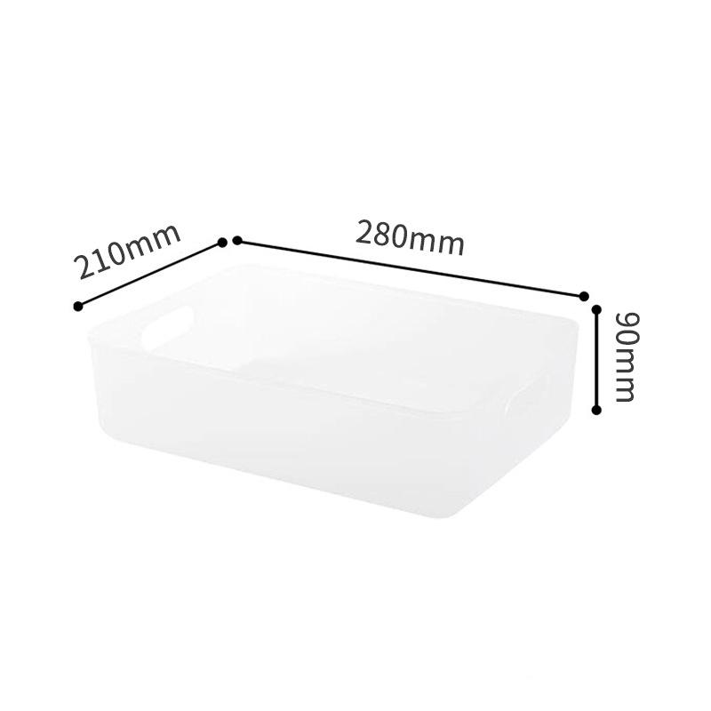 Plastic Storage Box with Lid - Ideal for Clothes, Snacks, and Sundries