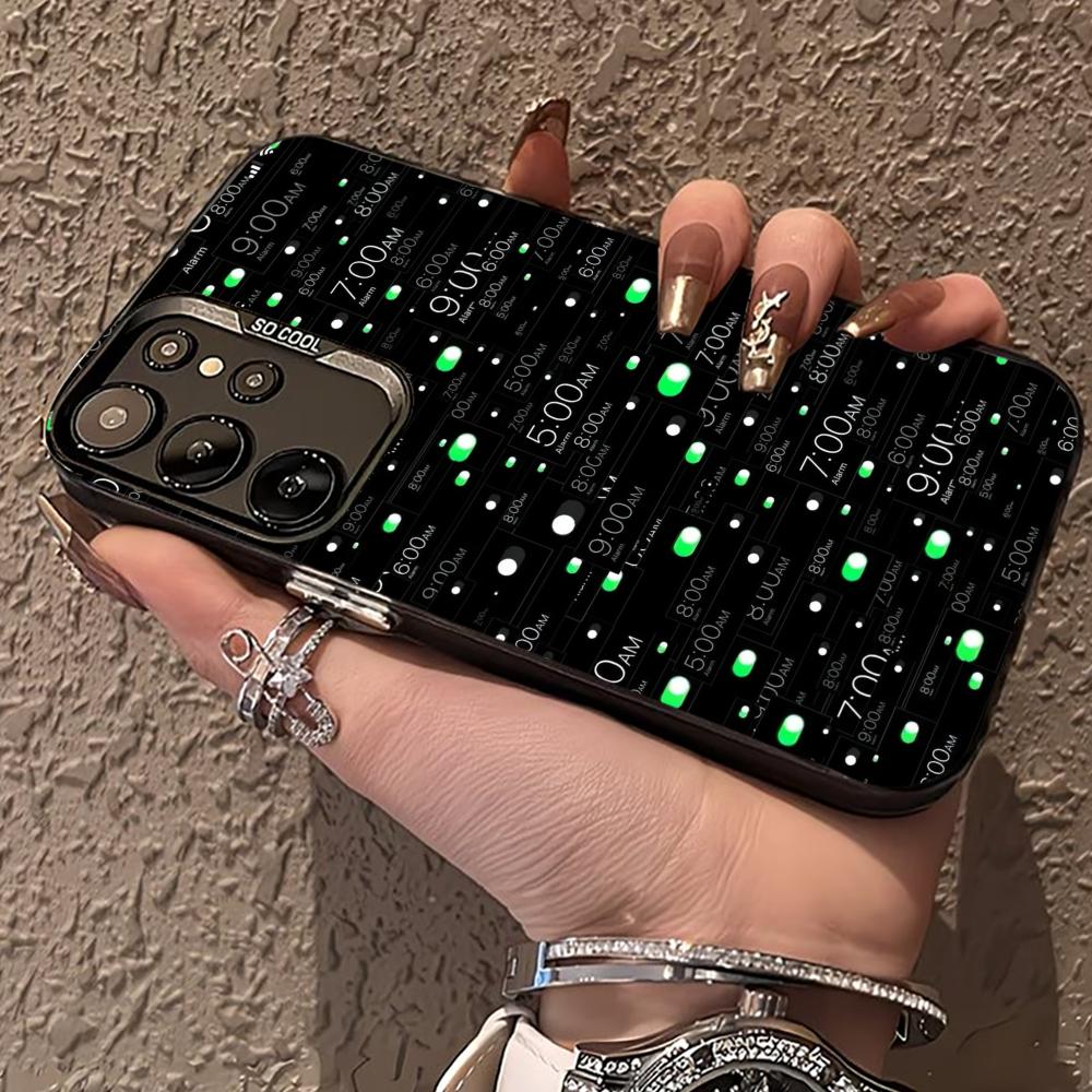 Time Alarm clock High-end Exquisite Light Luxury Phone Case PhoneCase for Samsung Galaxy S26 S25 S24 S23 S22 S21 FE Ultra Plus