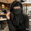 Women's Summer Anti-UV Cycling Mask & Goggles, Ice Silk Breathable Full Face Cover with Integrated Hood.
