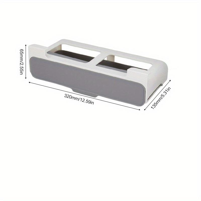 1pcs New Kitchen Self-adhesive Wall-mounted Under-Shelf Spice Organizer Spice Bottle Storage Rack Home Kitchen Supplies Storage In Stock