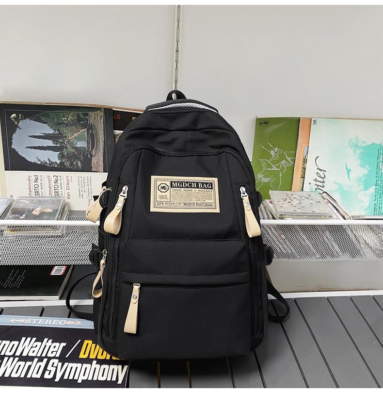 Schoolbag New Large Capacity Backpack Male and Female College Students School Bag Junior High School Students Travel Business Computer Backpack