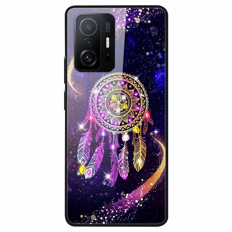 For Xiaomi 11T Tempered Glass Case Soft Bumper Hard Funda For Xiaomi mi 11T Pro Phone Case 11 T 11T Pro 11TPro Back Cover Shells
