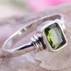 2026 Nieuwe Koper Ingelegde Olijfgroene Zirconia Ring, Milieuvriendelijke Europese Unie Amerikaanse Sieraden Vrouwen