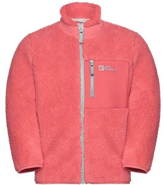 

Куртка Jack Wolfskin Ice Curl Jacket Kids Fleecejacke Kinder red sunset coral (1609162) 152