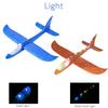 Hand Launched Foam Airplane Glider EPP Foam Boomerang Children S Model Airplane Toy (head Light Up)