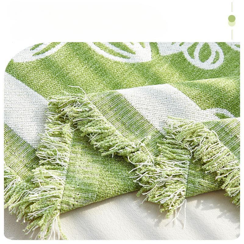 INS Style Chenille Sofa Slipcover Full Cover Cloth Advanced Sense Four Seasons Universal Non-Slip Sofa Cover Slipcover
