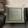 Arabische Keffiyeh Traditionelle Kissenhülle Naturleinen Bio-Stoff Zweiseitiger Druck Sofa Heimdekoration Geschenk Kissenbezug