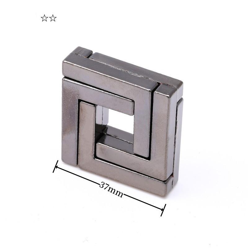 Kid Educational Puzzle Toy Luban Lock Alloy Logic Puzzle Chinese Play Classical