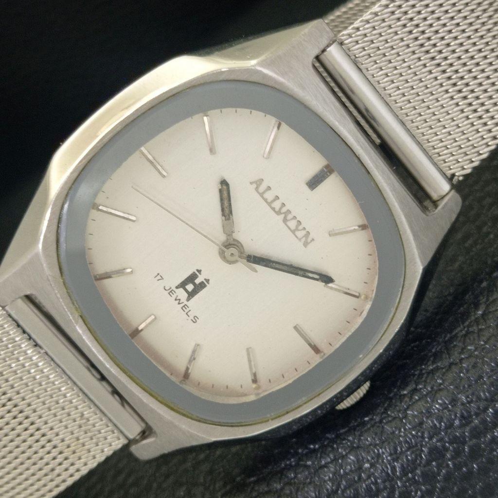 

ALLWYN HAND-WINDING INDIA MENS 6300A VINTAGE ORIGINAL DIAL WATCH a704016-1