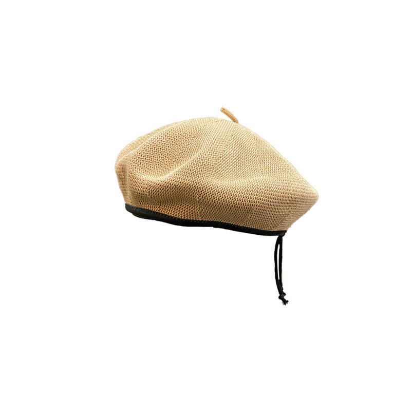 Beret Stylish Khaki For Women Lightweight Spring Autumn Chic Casual Hat