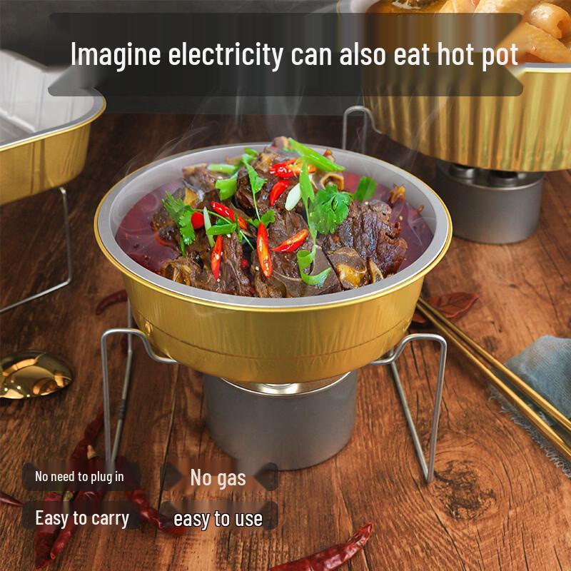 MDNG Disposable Aluminum Foil Hot Pot Takeaway Container