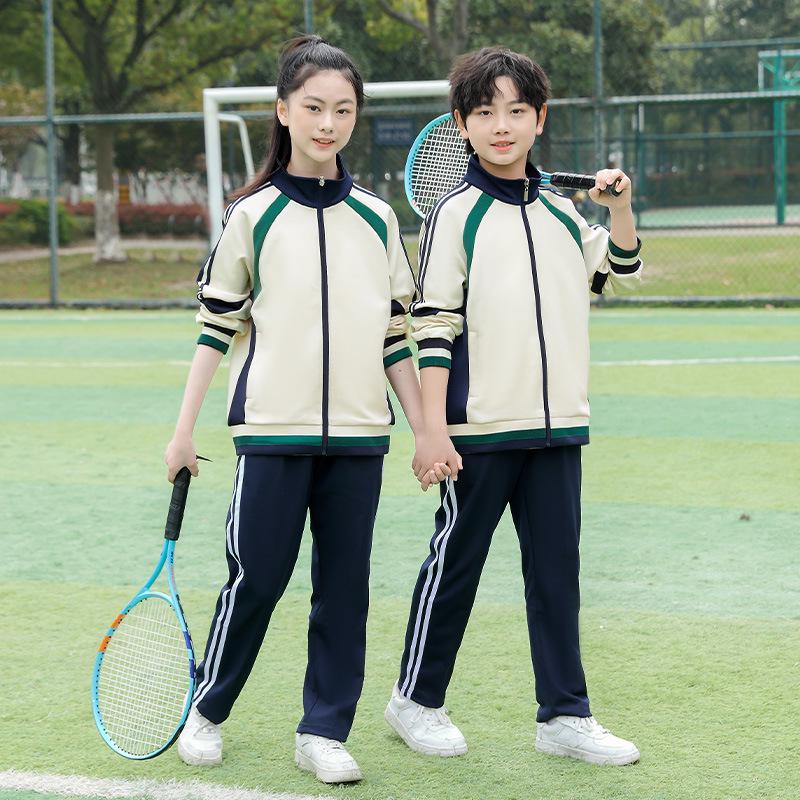 Spring & Autumn Uniforms: Primary School & Kindergarten Sports Sets, Summer Short Sleeve Class Wear