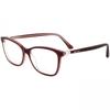 Jimmy Choo 53 Mm Eyeglasses Pearled Burgundy