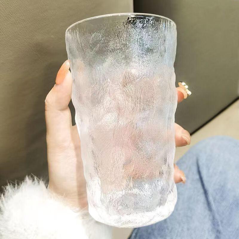 Ins-Style Glacier Glass Drinking Cup Tall