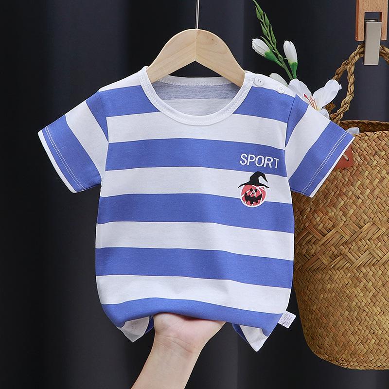 Children's Pure Cotton Short-Sleeved T-Shirt: Summer Style for Girls & Boys