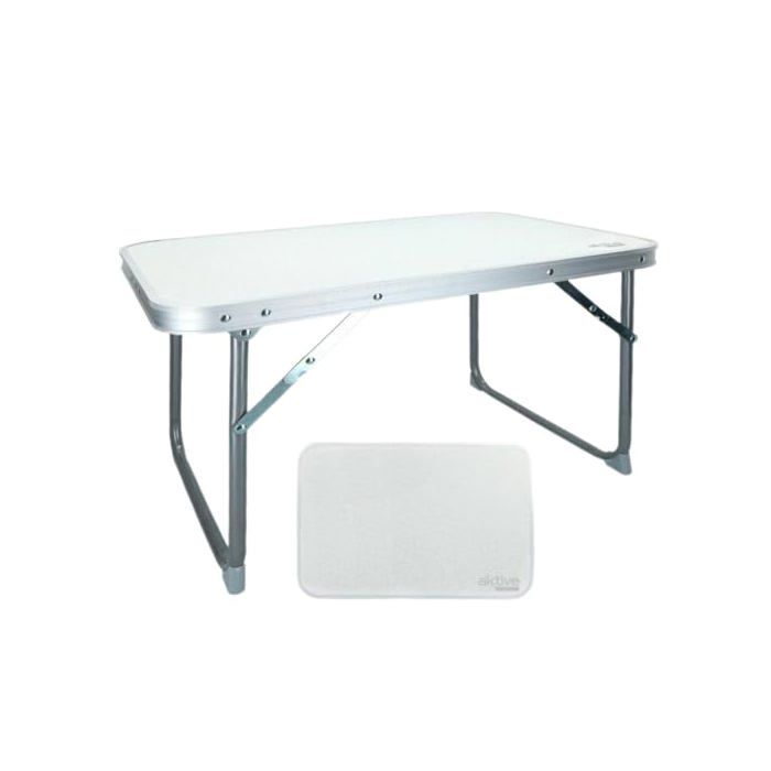Folding Plastic Table - BigBuy Productos Deportivos - 61.5x20x43 Cm - White - Foldable - Lightweight