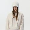 New solid color knitted ear cap twist braids men's and women's autumn and winter windproof warm pullover wool hat