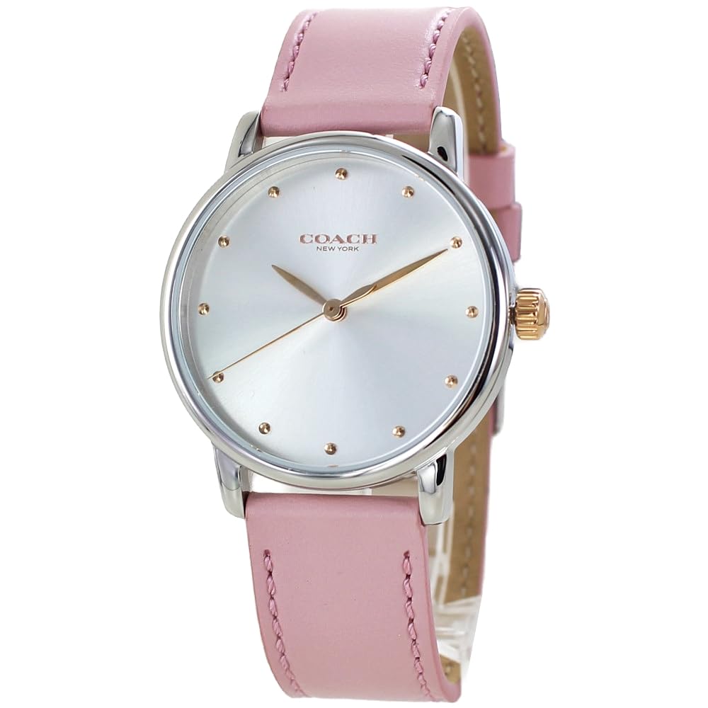 

Watch Pink Leather Belt Leather 14503582 [Coach] Women s [Item]