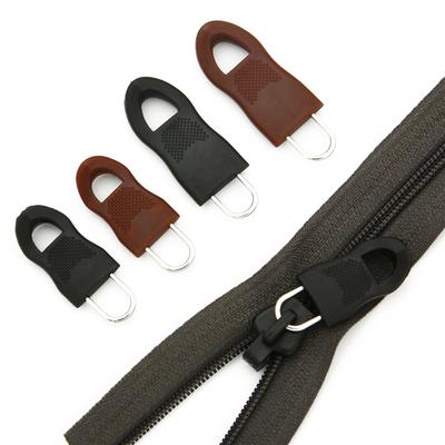 8Pcs Replacement Zipper Pull Puller End Fit Rope Tag Clothing Zip Fixer Broken Buckle Zip Cord Tab Bag Suitcase Tent Backpack