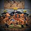25cm Anime NARUTO Shippuden Naruto Uzumaki Battle Form Collection Doll Model Toy Gift