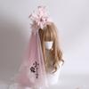 Headband Kc Flat Cap Lolita Original Hair Accessories Hairpin Bow Lace Rabbit Ear Headband
