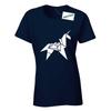 Origami Unicorn Inspired By Blade Runner Ladies Fitted T-Shirt